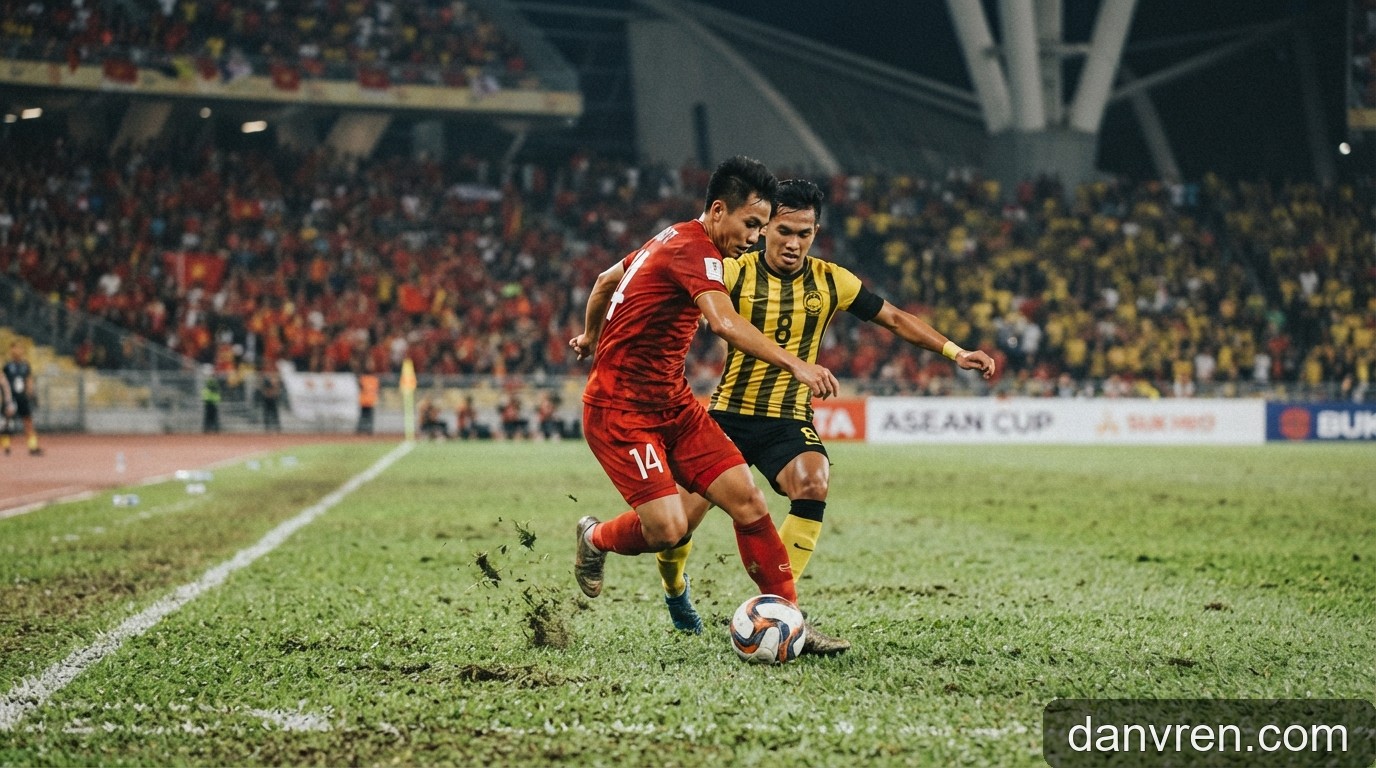 Việt Nam vs Malaysia: Thử thách 'cỏ bò' và bài toán chiến thuật của Kim Sang-sik tại bán kết ASEAN Cup